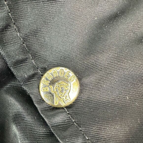 Vintage USAF MA-1 Flight Jacket Mens L Black Nylon Bomber ORCHARD M/C‎ DIST USA - Picture 7 of 10